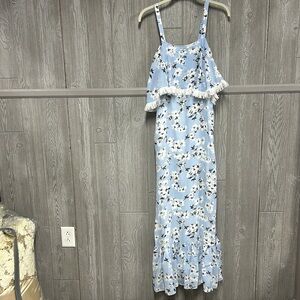 Anthropologie English Factory Small Popover Maxi Dress NWOT size Small